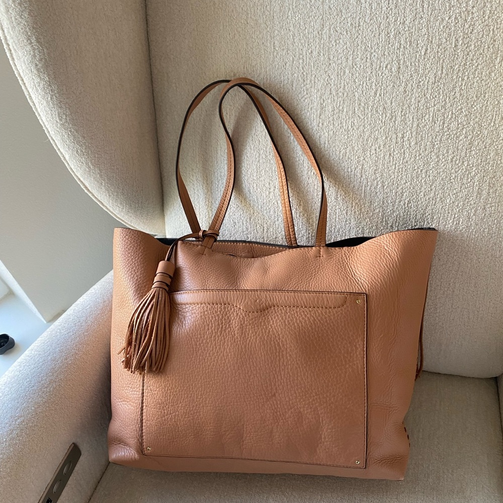 Rebecca Minkoff like new leather tote bag